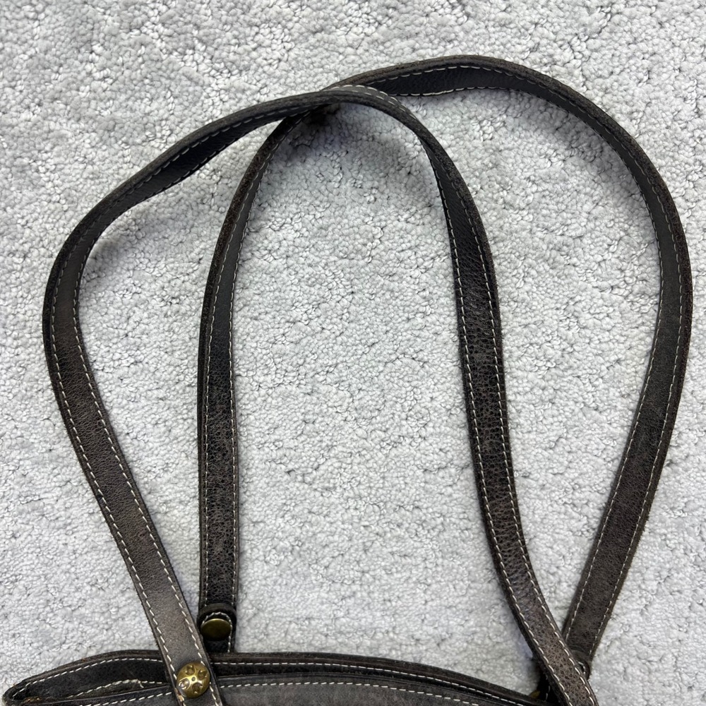 Patricia Nash Tote Shoulder Bag Sunflower Leather Top Handle Floral Beet P53201 - Picture 16 of 16